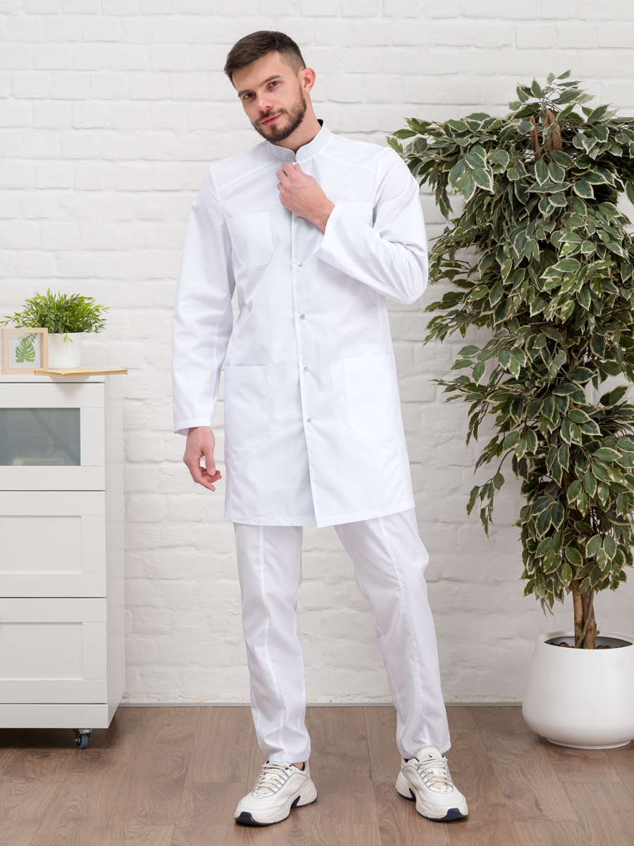 Купить мужской медицинский халат большого размера | DocGorodok